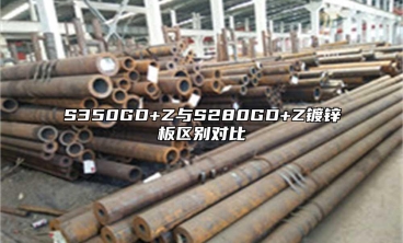 S350GD+Z與S280GD+Z鍍鋅板區別對比